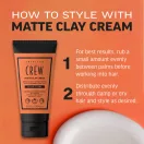 American Crew Matte Clay Cream – közepes tartás, matt, kaolinnal 150 ml American Crew Matte Clay Cream – közepes tartás, matt, kaolinnal 150 ml