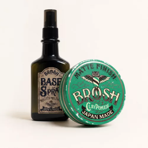 Brosh textúra pack clay pomade + base spray