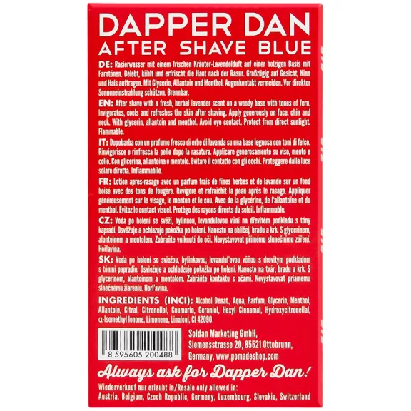 Dapper Dan After Shave Blue 100 ml