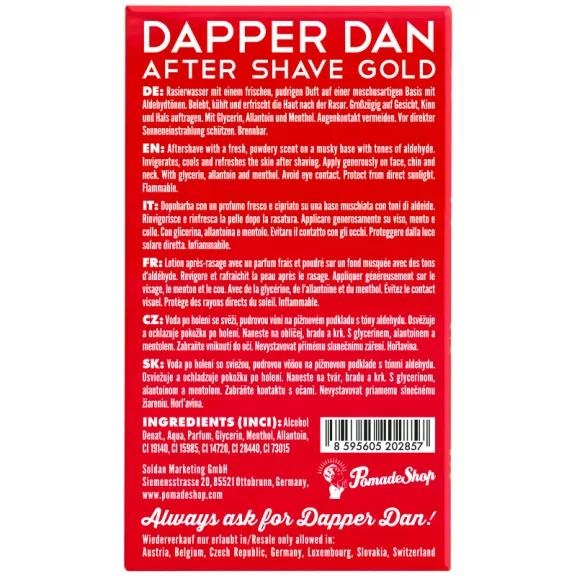 Dapper Dan After Shave Gold 100 ml