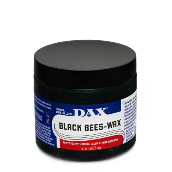 DAX Black Beeswax Fortified with Royal Jelly fekete hajwax – könnyű tartás, közepes fény, sötét hajra 213 g DAX Black Beeswax Fortified with Royal Jelly fekete hajwax – könnyű tartás, közepes fény, sötét hajra 213 g