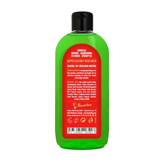 Dapper Dan Body Wash Green 250 ml