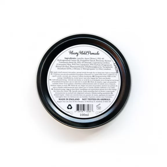 Dapper Dan Heavy Hold Pomade 100 ml Dapper Dan Heavy Hold Pomade 100 ml