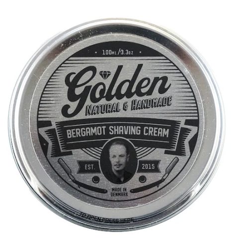 Shaving Cream - Bergamot Scent - 3,3Oz / 100ml - Golden Shave