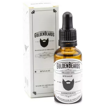 Golden Beards Hygge unscented organic beard oil 30 ml