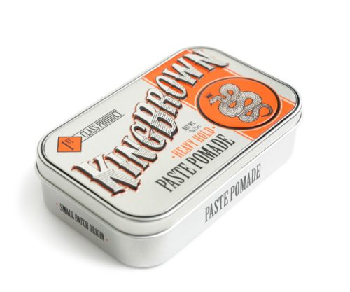 King Brown Heavy Hold Paste Pomade - rendkívül erős hajwax 71g