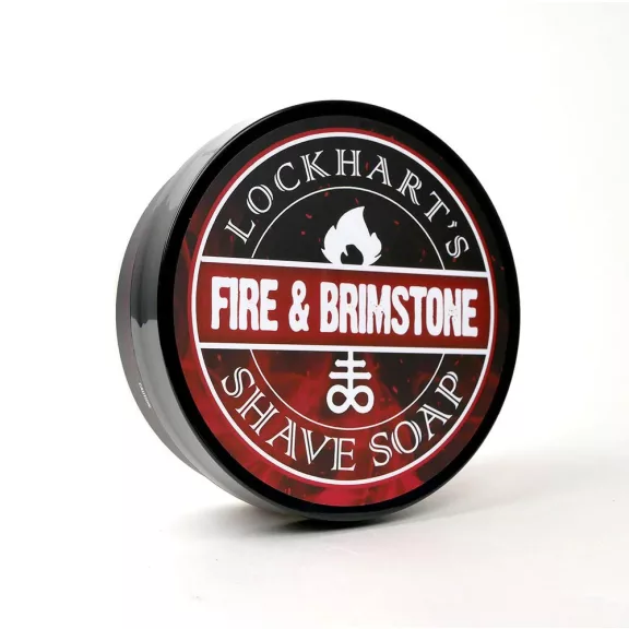 Lockhart's Fire & Brimstone Shaving Soap 113g Lockhart's Fire & Brimstone Shaving Soap 113g