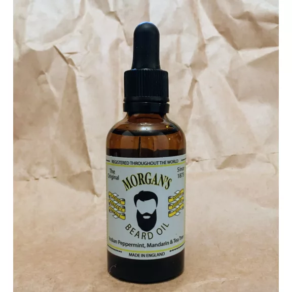Morgan's szakállolaj – argán, mandula, borsmenta, teafa, mandarin, citrus illat 50 ml Morgan's szakállolaj – argán, mandula, borsmenta, teafa, mandarin, citrus illat 50 ml