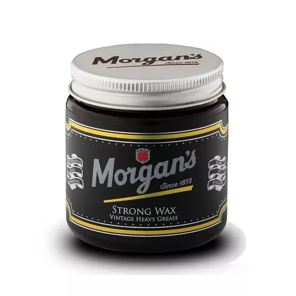 Morgan's Strong Wax Vintage Grease – olajbázisú, erős tartás, közepes fény, jázmin, vanília illat 120 ml Morgan's Strong Wax Vintage Grease – olajbázisú, erős tartás, közepes fény, jázmin, vanília illat 120 ml