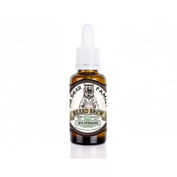 Mr. Bear Family Beard Brew szakállolaj Wilderness – természetes fény, zöld erdő illat 30 ml Mr. Bear Family Beard Brew szakállolaj Wilderness – természetes fény, zöld erdő illat 30 ml