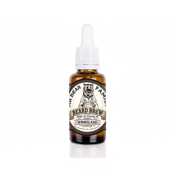 Mr. Bear Family Beard Brew szakállolaj Woodland – természetes fény, fenyőerdő illat 60 ml Mr. Bear Family Beard Brew szakállolaj Woodland – természetes fény, fenyőerdő illat 60 ml