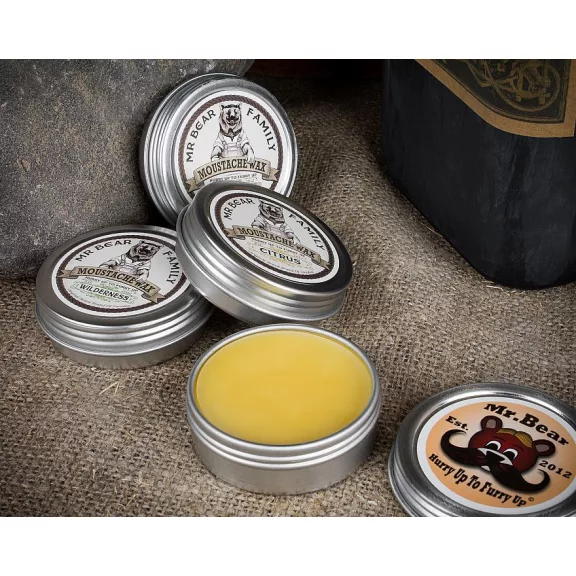 Mr. Bear Family Moustache Wax bajuszwax Woodland 30 ml Mr. Bear Family Moustache Wax bajuszwax Woodland 30 ml