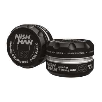 NISHMAN HAIR COLORING & STYLING C3 DARK BLACK WAX 100ml