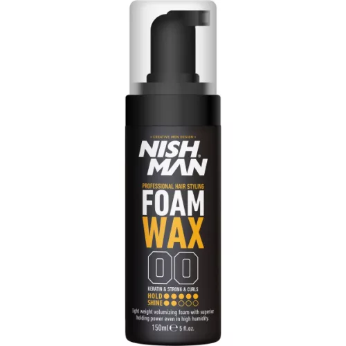 Nish Man Foam Wax 150ml