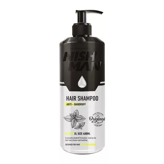 Nish Man Anti Dandruff Shampoo - 480 ml Nish Man Anti Dandruff Shampoo - 480 ml