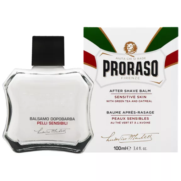 Proraso Sensitive Aftershave Balm – alkoholmentes, zab, zöld tea, érzékeny bőrre 100 ml Proraso Sensitive Aftershave Balm – alkoholmentes, zab, zöld tea, érzékeny bőrre 100 ml