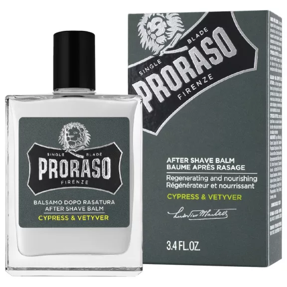 Proraso Cypress & Vetyver After Shave – fás-aromás illat, bergamott, ciprus 100 ml Proraso Cypress & Vetyver After Shave – fás-aromás illat, bergamott, ciprus 100 ml