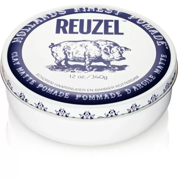 Reuzel Clay vízbázisú pomádé Barber Size 340 g Reuzel Clay vízbázisú pomádé Barber Size 340 g