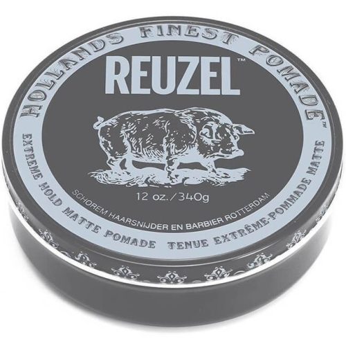 Reuzel szürke erős tartású matt pomádé BARBER SIZE - 340g