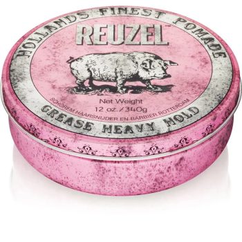 Reuzel Pink erős tartású pomádé BARBER SIZE - 340g