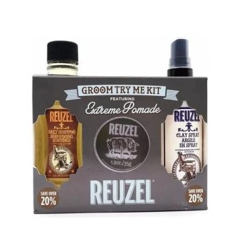   Reuzel Groom Kit - szürke extreme – Komplett Ápolás Útközben