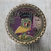   Schmiere Frankengrease olajbázisú pomádé – erős tartás, friss gyümölcsös-virágos illat, türkiz szín 140 ml