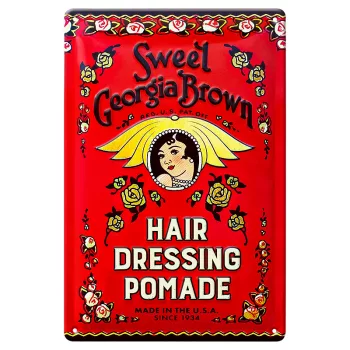 Sweet Georgia Brown nosztalgikus fémtábla