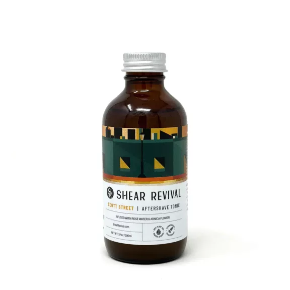 Shear Revival Scott Street Aftershave Tonic Orange & Oakmoss 100 ml Shear Revival Scott Street Aftershave Tonic Orange & Oakmoss 100 ml