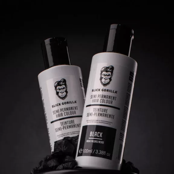 Slick Gorilla Féltartós Hajfesték Fekete 100 ml