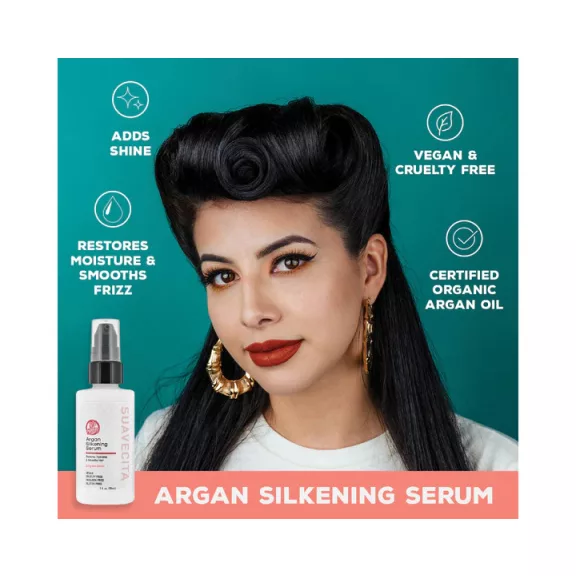 Suavecita Argan Silkening Serum hajápoló szérum 59 ml Suavecita Argan Silkening Serum hajápoló szérum 59 ml