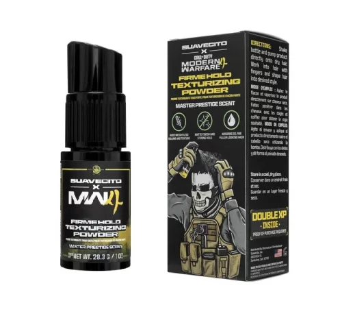 Suavecito X Call of Duty®: Modern Warfare® 4 Firme Hold Texturizing Powder Hajpor