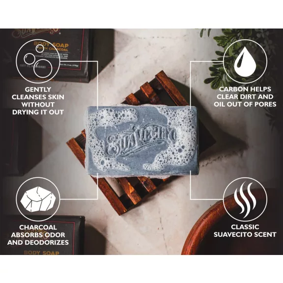 Suavecito Original aktív szenes szappan 170 g Suavecito Original aktív szenes szappan 170 g