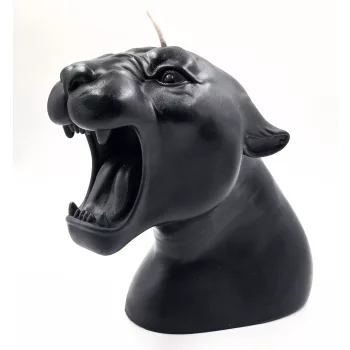 Uppercut Panther Head Candle - gyertya