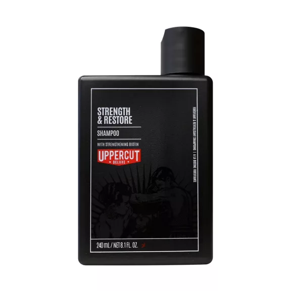 Uppercut Deluxe Strength & Restore Shampoo – hajerősítő sampon 240 ml Uppercut Deluxe Strength & Restore Shampoo – hajerősítő sampon 240 ml