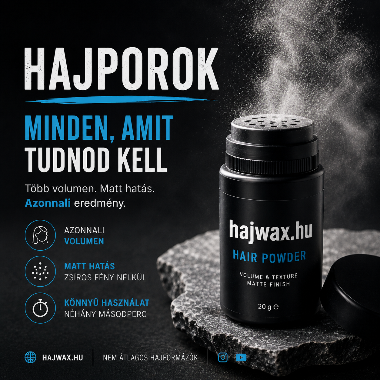 Hajpor: Minden, amit tudni akartál a hajformázó porról